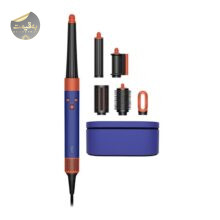 سشوار برس دار حالت دهنده دایسون مدل Airwrap Vinca blue HS08