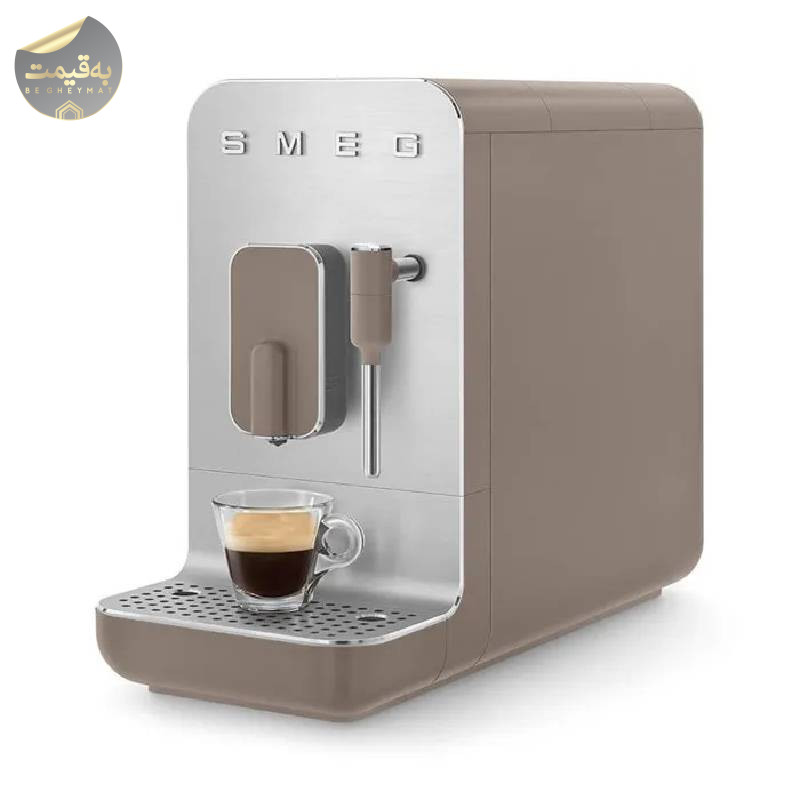 اسپرسوساز اتوماتیک اسمگ رنگ تمام مشکی مات با نازل بخار مدل BCC02