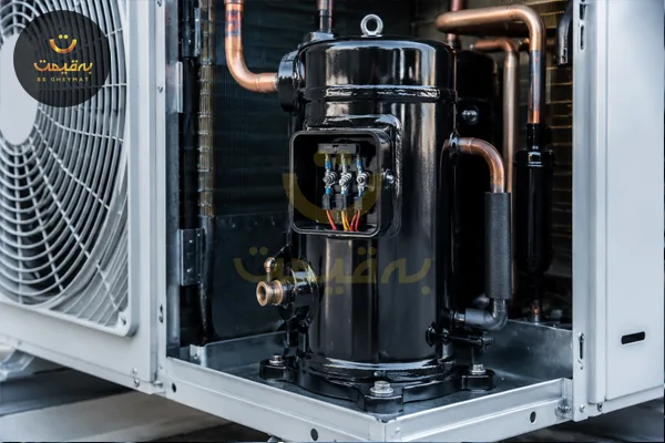 کمپرسور داخل یونیت خارجی کولر گازی