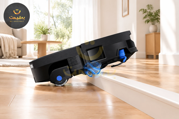 قابلیت عبور جاروبرقی رباتیک Ecovacs از موانع و آستانه درب با تکنولوژی TruEdge