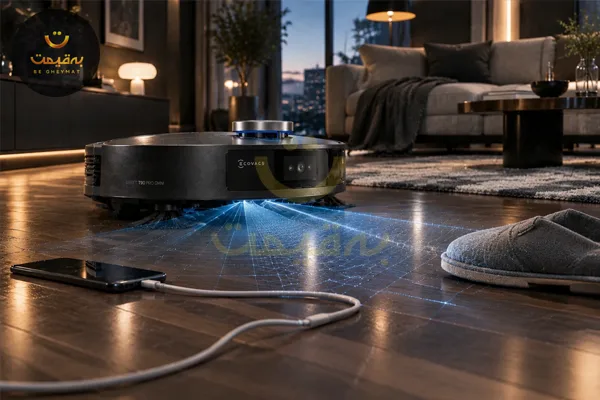 سیستم تشخیص مانع و ناوبری سه بعدی هوشمند AIVI 3D در جارو رباتیک Ecovacs T90 Pro Omni
